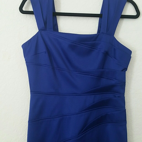 London Times Royal Blue Dress - Picture 2 of 4